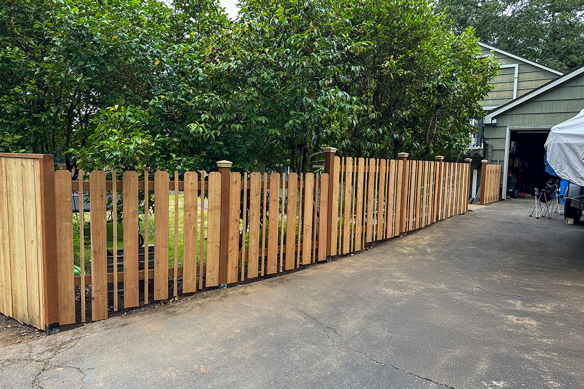 Cedar fence project