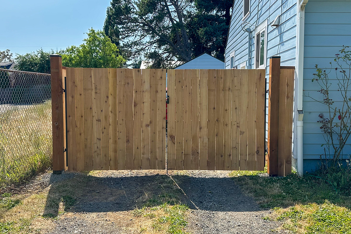 Cedar fence project